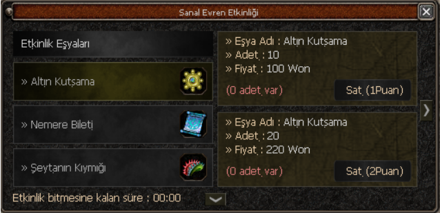 Sanal Evren Etkinliği